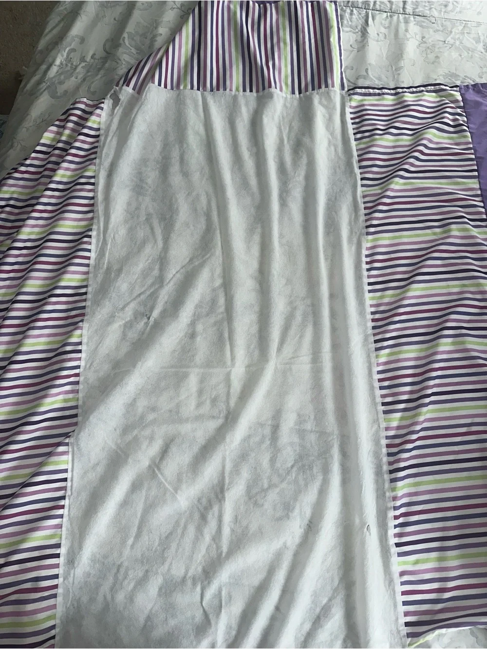 Infant crib Purple & Green Geometric Home Bedding Set - Unbranded